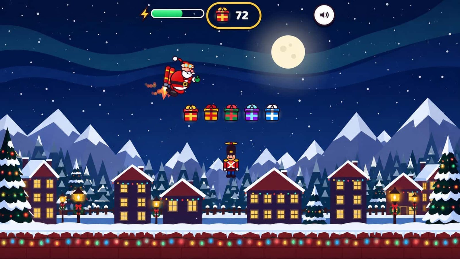 Santa's Gift Run gameplay screenshot
