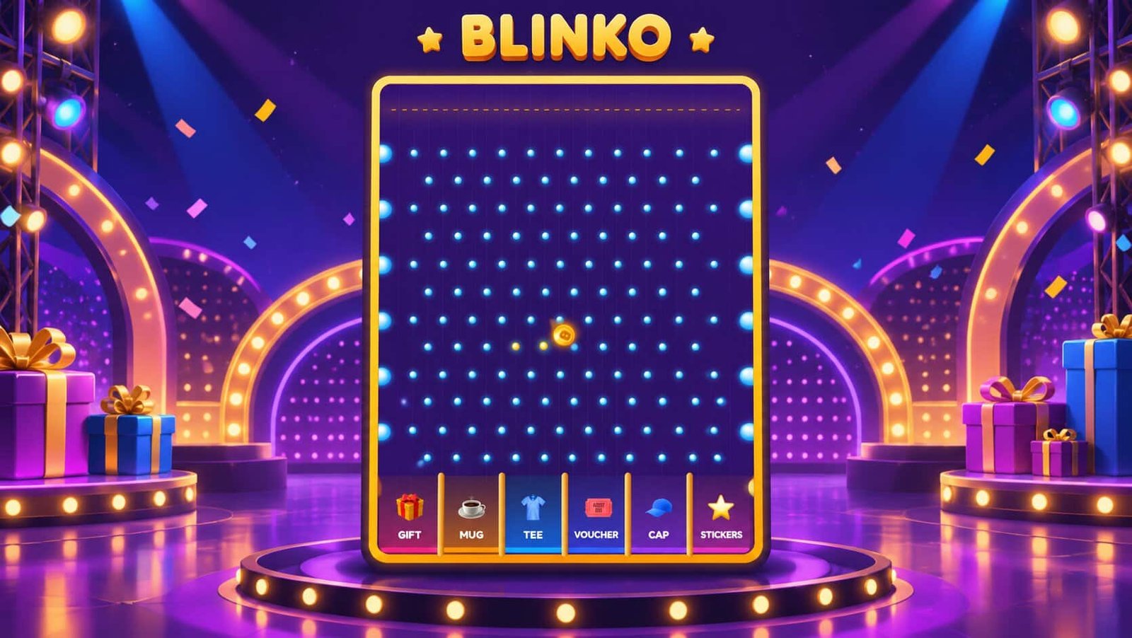 Screenshot of the Blinko game
